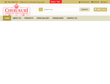 Tablet Screenshot of cherukurijewellers.com